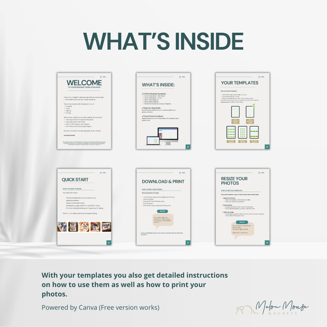 Photo Resizing Templates