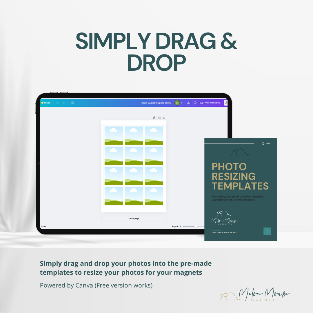 Photo Resizing Templates